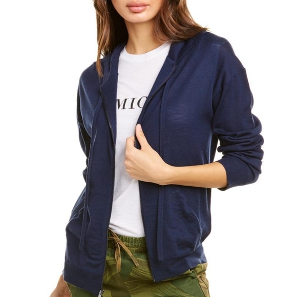 Zadig & Voltaire embellished skull wool zip-up jacket - Picture 2 of 5